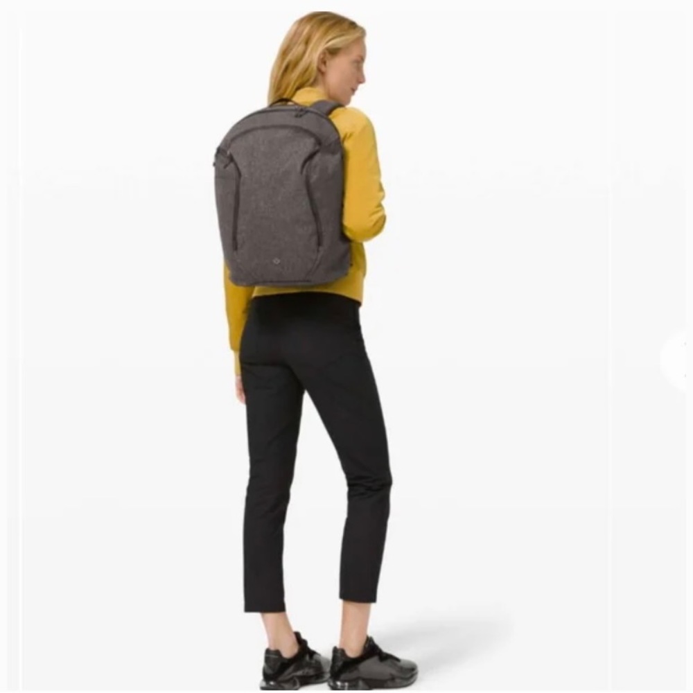 Lululemon Define Heathered Gray Backpack - image 2